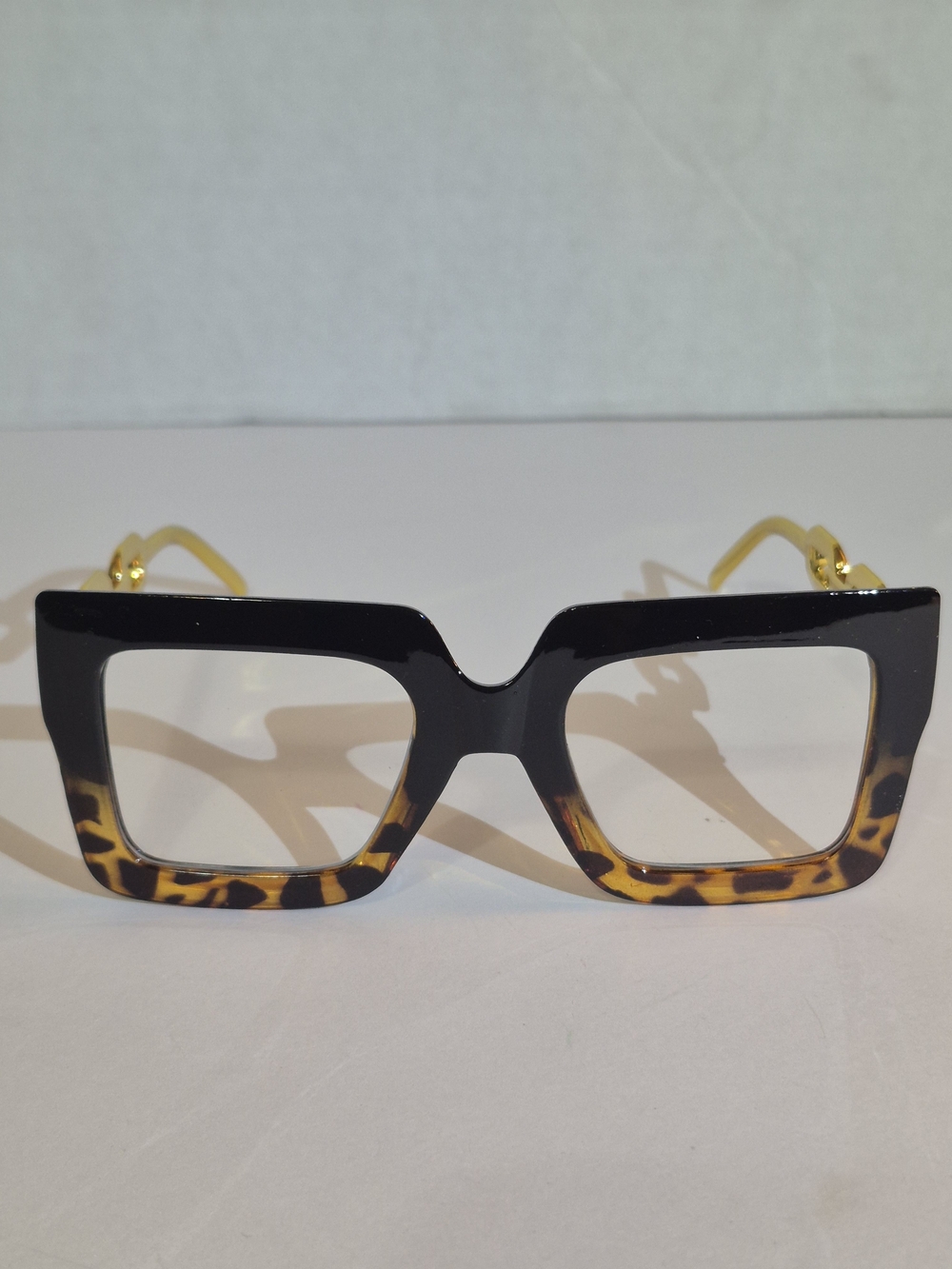 Tortoiseshell Square Frame Women's Fashion Glasses